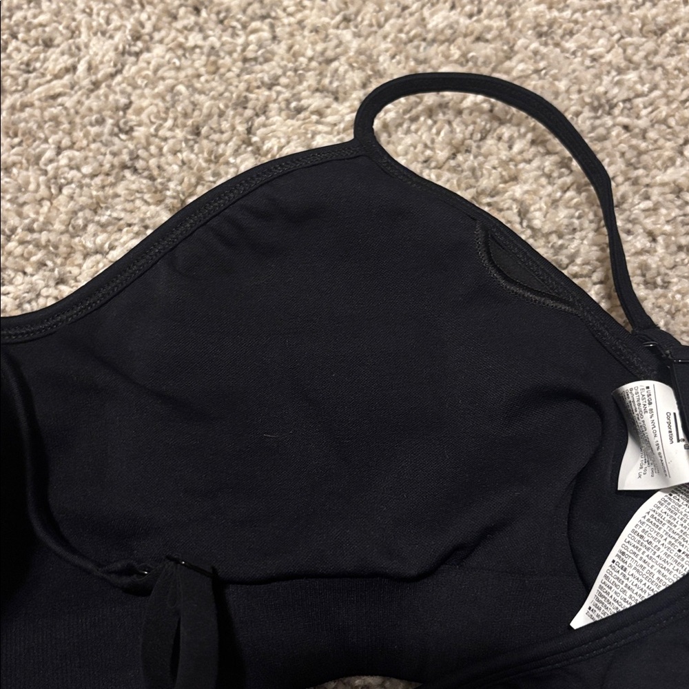 NWT Athleta Renew Sports Bra A-C Black Large - Picture 6 of 10